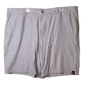Marc Anthony Shorts Mens 2XL Gray Luxury Linen Blend Casual Summer Lightweight